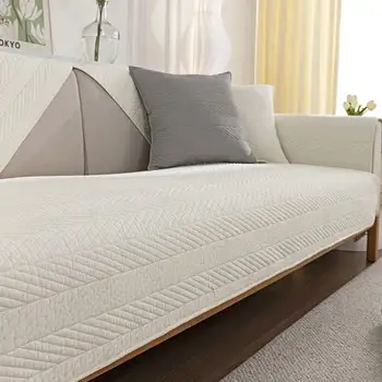 Минималистичная диванная подушка, противоскользящее полотенце, утолщенный чехол для дивана, универсальный чехол для дивана, защита мебели для домашних животных 20