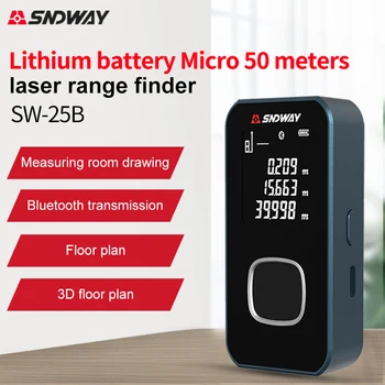 Sndway Мини Лазерный Дальномер Smart Laser Measure Trena Миллиметровый Прецизионный Дальномер Лазерная Линейка Строительная Рулетка 8