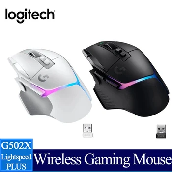 Logitech G502X PLUS LIGHTSPEED Wireless RGB Gaming Mouse - Оптическая мышь с гибридными переключателями LIGHTFORCE, LIGHTSYNC RGB, HERO25K