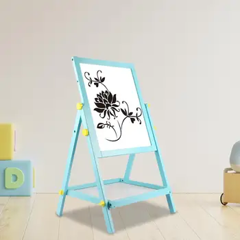 Художественный Мольберт Двусторонняя Доска и Классная Доска Учебное Пособие Сухая Мольбертовая Доска Для Рисования 2 в 1 Мольбертовая Доска для Рисования для Детей