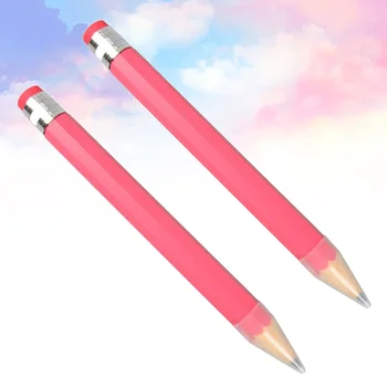 2 шт. длинные карандаши объемные цветные канцелярские принадлежности бамбуковые деревянные игрушки для дошкольников рисуют профессионалы 18