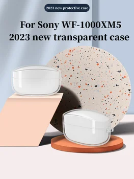 2023 Новинка Для Sony WF-1000XM5 Беспроводные Bluetooth Наушники 3D Защитный Чехол TPU Прозрачный Чехол Защитный Чехол Для wf-1000xm5