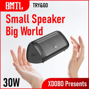 XDOBO 30 Вт Портативный Bluetooth Динамик BMTL Try'Go FM-Радио Открытый IPX5 Водонепроницаемый Беспроводной Динамик 360 Стерео Объемный Динамик 11