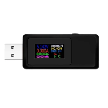KWS-MX19 USB-тестер постоянного тока 4 В-30 В 0-5A, детектор текущего напряжения, амперметр мощности, Цифровой монитор зарядного устройства 18