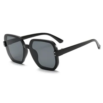 2023 Новые модные Солнцезащитные очки с заклепками, уникальные солнцезащитные очки большого размера, женские роскошные Брендовые дизайнерские женские солнцезащитные очки UV400 Gafas De Sol 7