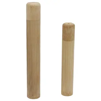 Зубная щетка из натурального бамбука, водонепроницаемый держатель для зубной щетки, бамбуковый чехол 21