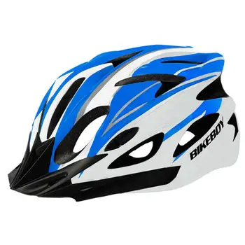 Ударопрочность велосипедного шлема Жесткая Защита головы при езде Защитный шлем в виде ракушки из ПК Прочный Амортизирующий Велосипедный шлем 7