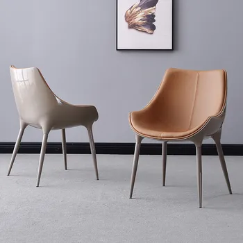 Портативные стулья для столовой, роскошные дизайнерские кухонные стулья с удобной спинкой, Современная офисная кухонная мебель Poltrona MQ50CY 15