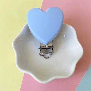 10шт сердце формы силиконовые соску клип для DIY ожерелье кормящих клипы кулон DIY изготовление аксессуаров 9