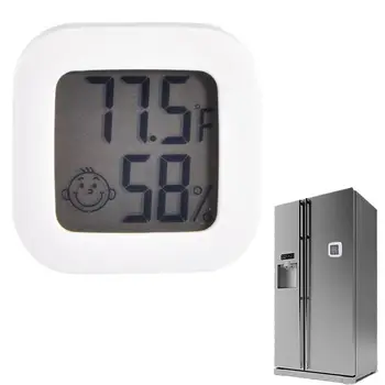 Мини-наружный термометр Датчик влажности с наклейкой сзади Высокоточный датчик Наружные термометры Датчик для домашней комнаты 21