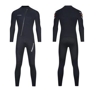2023, Новый мужской гидрокостюм из неопрена толщиной 2 мм, модный цельный гидрокостюм с длинным рукавом и застежкой-молнией спереди, защищающий от холода, гидрокостюм для подводного плавания и серфинга. 22
