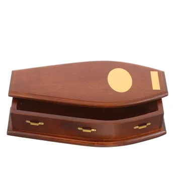Шкатулка для ювелирных изделий, аксессуары для дома, мини-гроб своими руками, миниатюрное украшение для мебели 5
