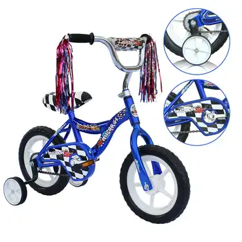 12-дюймовый велосипед для детей 2-4 лет, шины EVA и тренировочные колеса, отлично подходит для начинающих 8