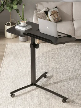 Рабочий стол для спальни, регулируемый ленивый стол, стол для ноутбука, прикроватный столик для компьютерных игр, столы для подъема, стоячий стол с роликом 4