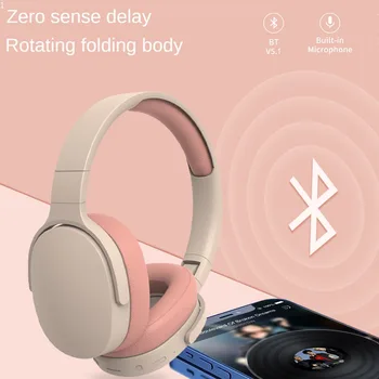 Новая гарнитура Складные беспроводные наушники Bluetooth 5.0 Наушники Спортивные игровые наушники HD Voice Наушники Fone для iPhone Xiaomi 14