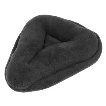 Чехол для седла с мягкой плюшевой подушкой, темно-серый 2