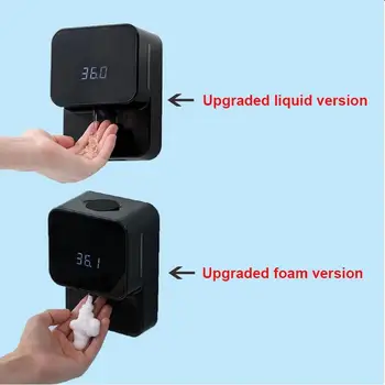 Xiaozhi LED digital temperature foam gel настенный автоматический дозатор мыла X6 инфракрасная стирка телефона Обновленная версия 11