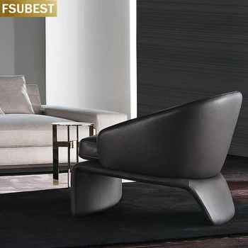 Роскошное Одноместное кресло с акцентом от отеля FSUBEST Lazy Chair Cadeira Chaises Silla Sillones Sandalye для гостиной Fotele 3