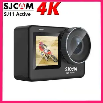 SJCAM SJ11 Активная Экшн-камера с двойным экраном H.264 4K 30 кадров в секунду с защитой От встряхивания Ultra HD Видео В прямом эфире с Гироскопом WiFi Remote Sports DV 15
