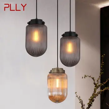 Подвесные светильники PLLY Nordic LED, промышленные Креативные Стеклянные подвесные светильники простого дизайна для домашней спальни 11