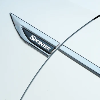Автомобильные аксессуары 2 шт./компл. для Mercedes-Benz SPRINTER Металлическая наклейка на крыло автомобиля, декоративные наклейки, модификация эмблемы автомобиля