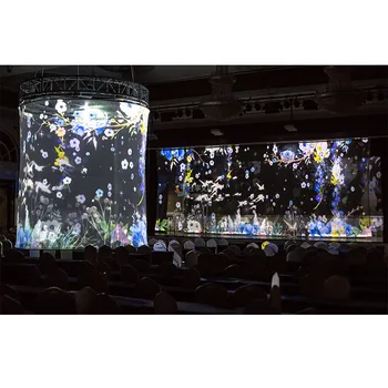 3D Голографический дисплей сетчатый экран голограмма марлевый сетчатый экран для 3D 7D проекции голограммы Шоу на большой сцене 12