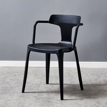 Скандинавское кресло со спинками, современное пластиковое офисное кресло для ресторана отеля, Роскошная мебель для гостиной Sillas Para Comedor для помещений 20