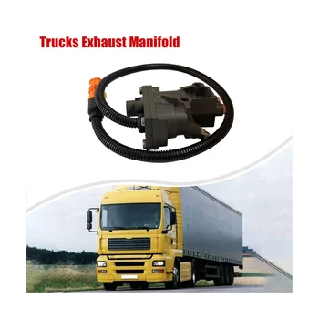 Тормозной клапан выпускного коллектора грузовиков с адаптером для воздушного соединения MAN Trucks 51521600002 51259020125 2V5131363 9