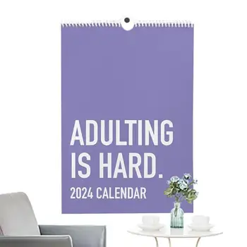 Календарь 2024 Ежедневник Блокноты Календарь Вдохновляющий Настенный календарь Ежемесячный Настенный календарь для планирования и организации 15