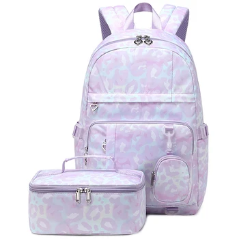 Новые школьные сумки для девочек Водонепроницаемые студенческие рюкзаки для девочек-подростков Женские школьные сумки для книг Детский школьный рюкзак 19
