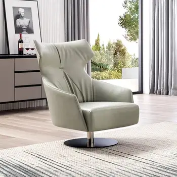 Современная мебель для гостиной, домашний кожаный гарнитур, односпальный диван для отдыха, кресло для гостиной