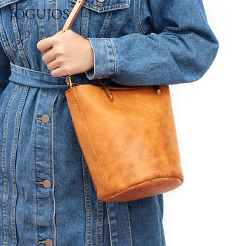женская сумка через плечо из кожи растительного дубления в стиле ретро, сумка большой емкости, многофункциональная переносная женская кожаная сумка через плечо 20