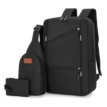 2023 Новейший повседневный рюкзак для ноутбука с USB-интерфейсом для деловых мужчин, большие карманы, водонепроницаемые школьные сумки для студентов, сумка для отдыха 16