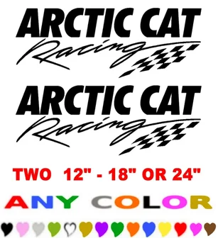 1 комплект наклеек ARCTIC CAT RACING, ОТЛИЧИТЕЛЬНЫХ ЗНАКОВ ЛЮБОГО цвета И РАЗМЕРА, СНЕГОХОДОВ, квадроциклов, саней 4X4 12