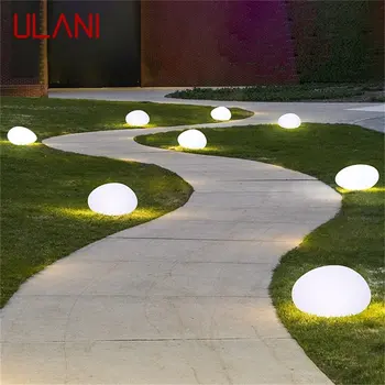 Уличные солнечные фонари ULANI для газона Современные креативные камни Садовая лампа LED Водонепроницаемая IP65 для дома