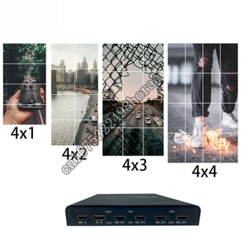 Bitvisus 1x4 2x2 3x4 2x6 профессиональный видеорегистратор видеостены 4k 8k 60hz 4x4 2x3 3x5 HD Многоэкранный расширитель 14
