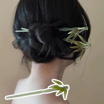 Новая китайская бамбуковая заколка для волос, украшение для волос, Простой повседневный головной убор с шариковой головкой 17