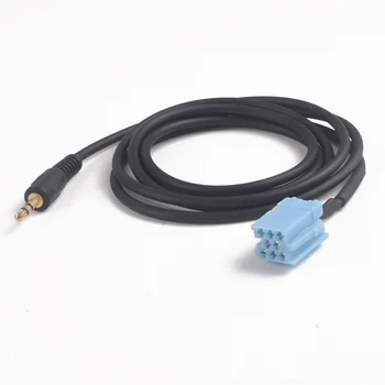 Автомобильный 3,5 мм 8pin аудио музыкальный кабель AUX адаптер входного сигнала для Mercedes Benz Smart 450