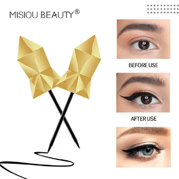 Misiou Beauty Новая косметика для макияжа Универсальная Водонепроницаемая Прочная Очень Тонкая быстросохнущая подводка для глаз Корейский макияж Pk 10 Limited 10