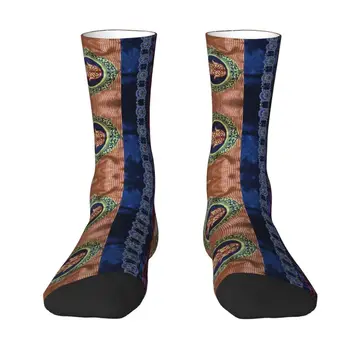 Женские мужские эластичные носки Jewel Kabyle Algeria с модным принтом, лето, Осень, Зима, Этнические берберские носки для экипажа 21