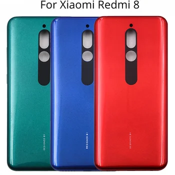 Новинка для Xiaomi Redmi 8 Пластиковая панель Задняя крышка аккумулятора для Xiaomi Redmi8 Задняя крышка корпуса задней двери Без замены NFC 2