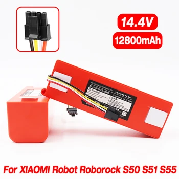 Batería de repuesto para aspiradora Xiaomi Roborock S50, S51, S55, accesorio de repuesto, batería de iones de litio, 12800mAh 11