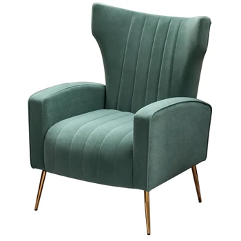 Легкий Роскошный Односпальный диван-кресло Nordic Lounge Chair Тканевая гостиная, офис продаж, приемная, кресло Tiger, Односпальный диван 6