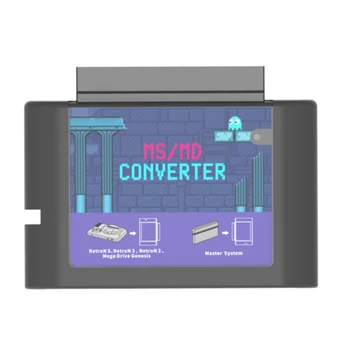 Для Megedrive Game Burner Card Конвертер игровых карт MS в MD Игровая видеокассета для Genesis Hyperdrive для Master System 12