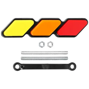 Трехцветный значок на решетке радиатора, эмблема для Toyota Tacoma 4Runner Highlander RAV4 12