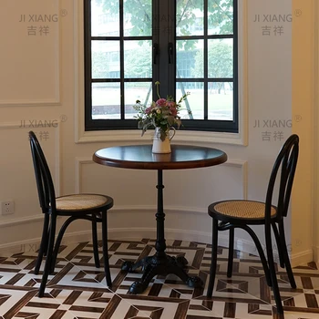 Круглый журнальный столик для гостиной, Деревянный Обеденный стол, Современный стул, Роскошный Журнальный столик, Дизайнерская мебель Conjunto De Muebles