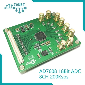 Модуль сбора данных AD7608, 8-канальный 18-битный модуль АЦП, внешняя ссылка 18 бит/200 Кбит/с 19
