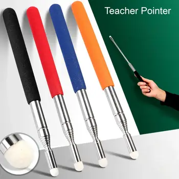 ручка-указка длиной 1 м, телескопический войлочный наконечник, ремешок для рук с сенсорным экраном, ручка для презентации на доске для учителей из нержавеющей стали, ручка для указки дома 12