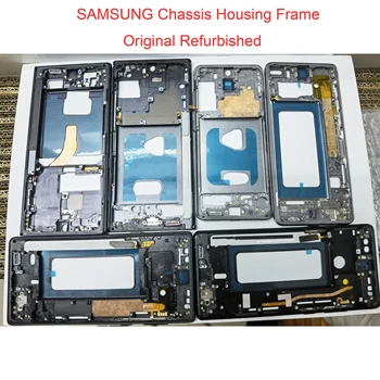OEM Оригинальная восстановленная рамка средней рамки для Samsung Galaxy S23 Plus Сменный корпус шасси ЖК-панель для ремонта пластины 13