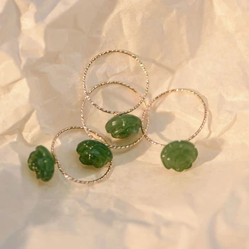 1 шт. изысканное кольцо из смолы в стиле девочек, модные кольца с камелией и розой, зеленые кольца на палец для женщин, свадебные украшения для девочек, подарки 3